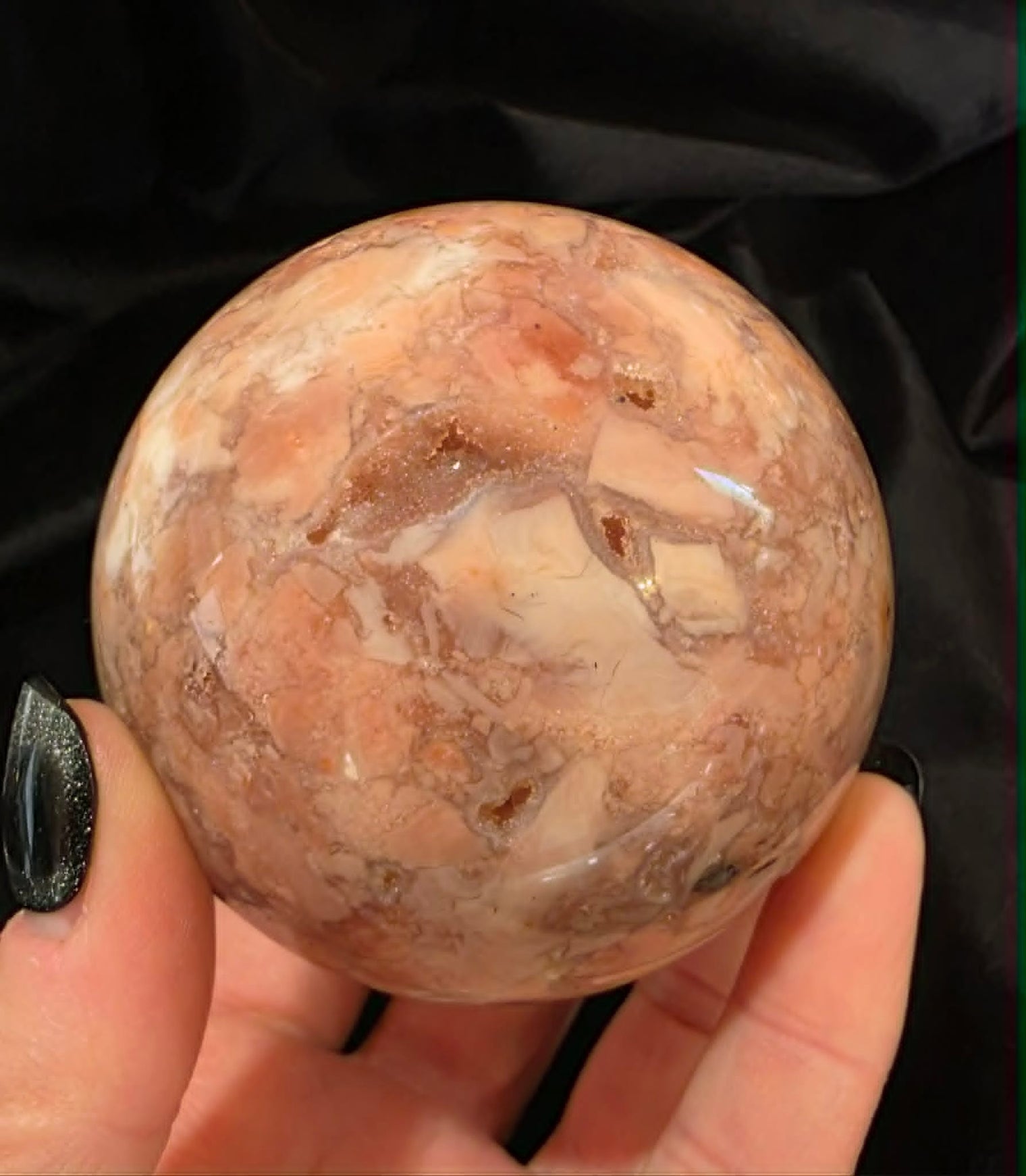 Pink Agate Sphere