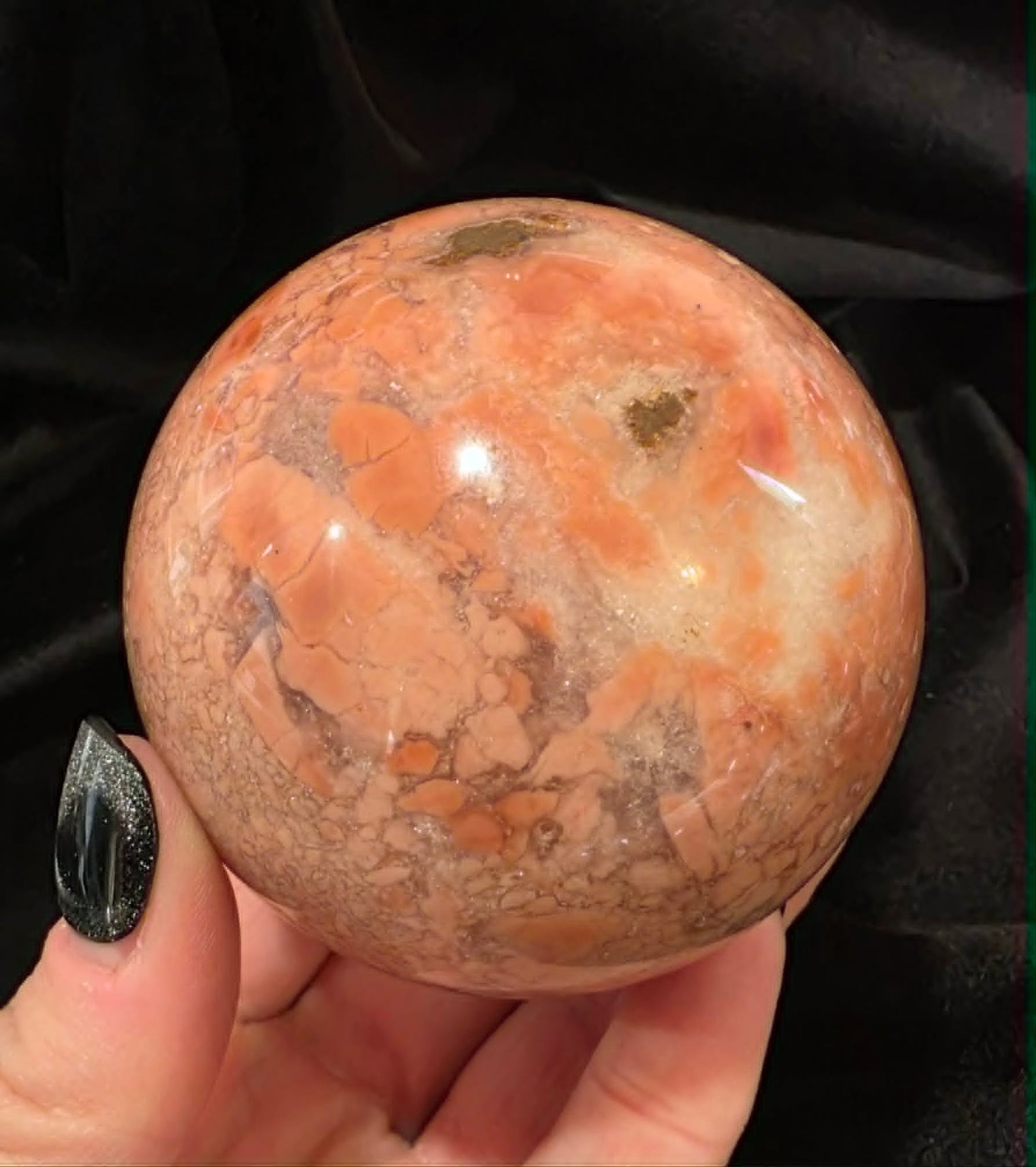 Pink Agate Sphere