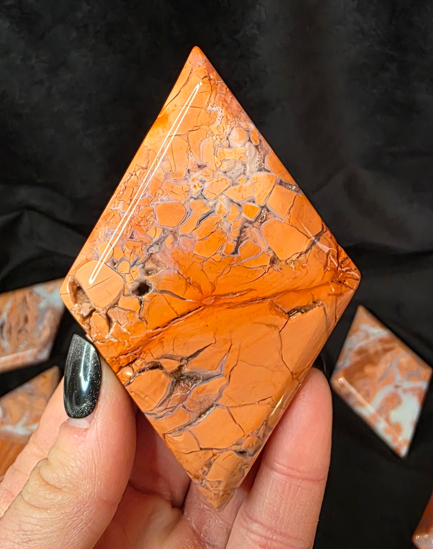 Pink Agate Diamond