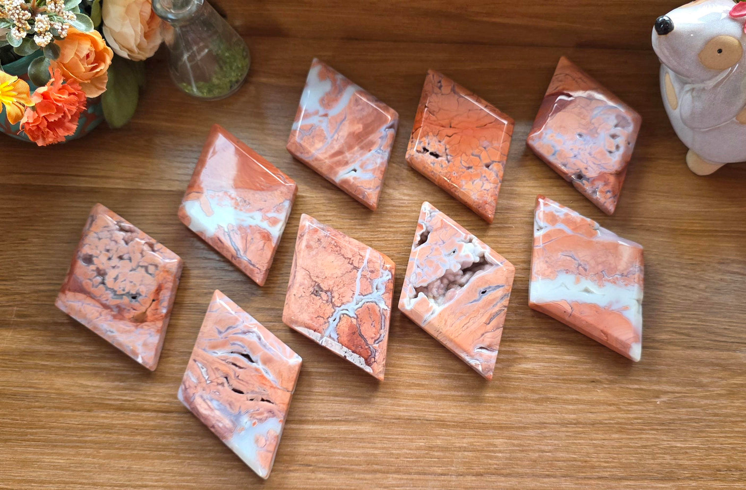 Pink Agate Diamond