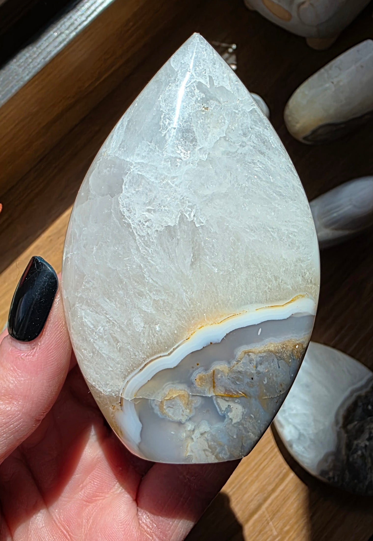 Orb Agate Flames