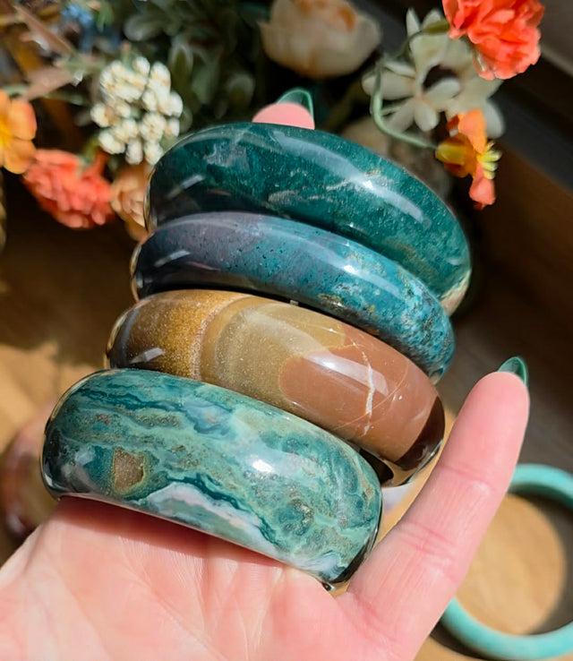 Ocean Jasper Bangle