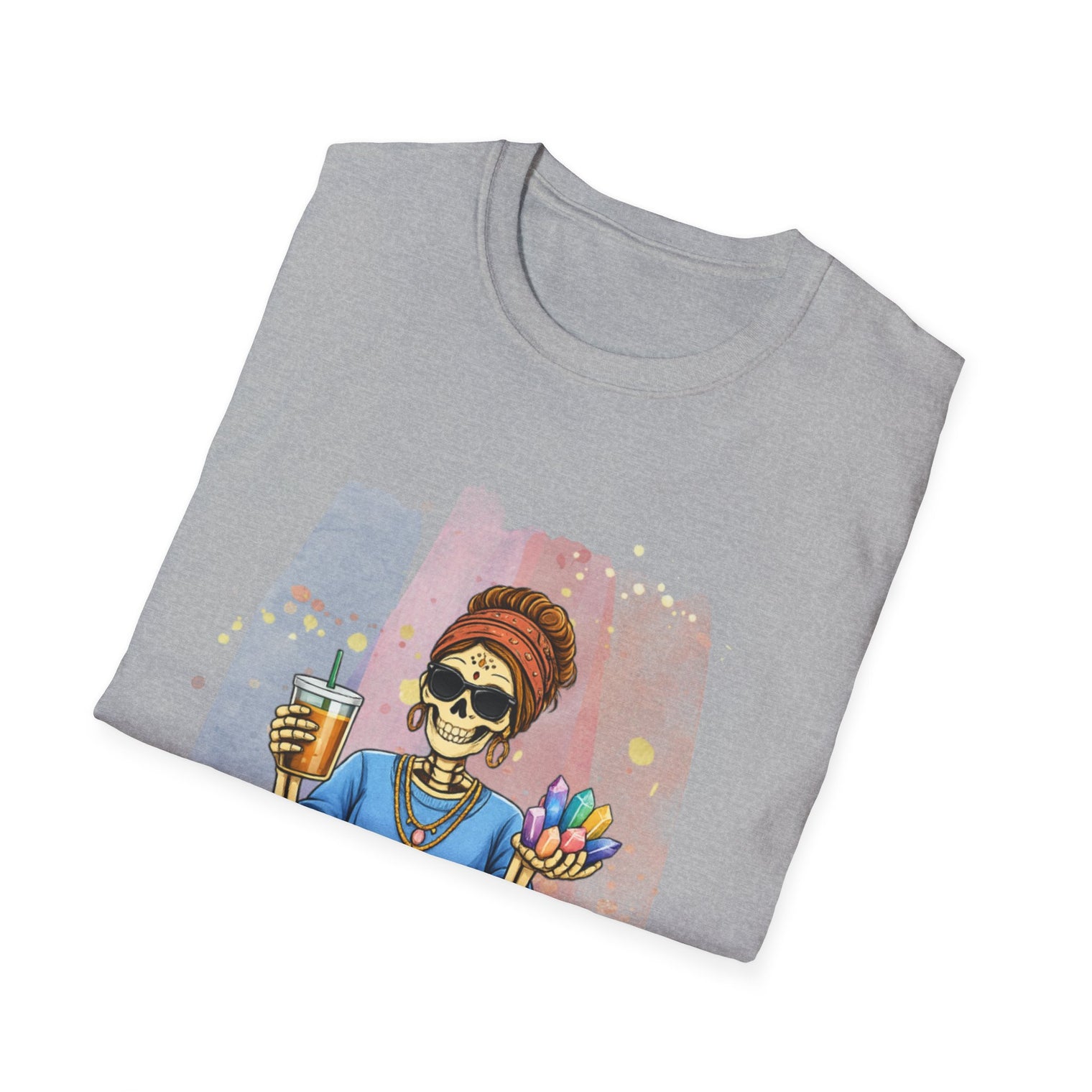 Surviving on Iced Coffee and Pretty Crystals T-Shirt