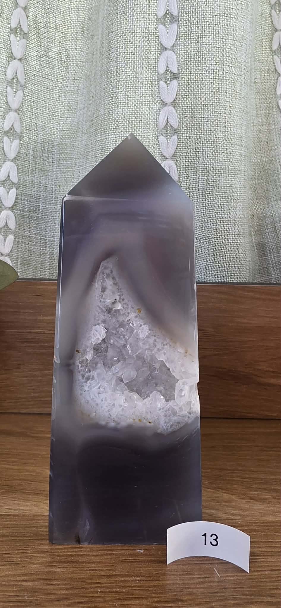 Large Druzy Geode Agate Towers