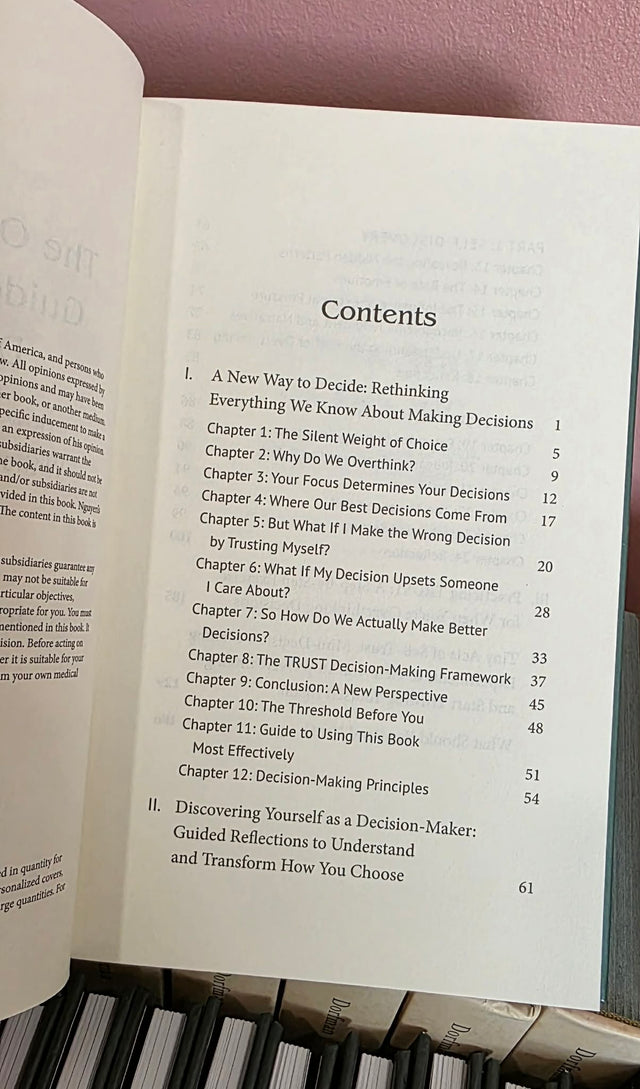 Overthinker's Guide to Making Decisions by Joseph Nguyen