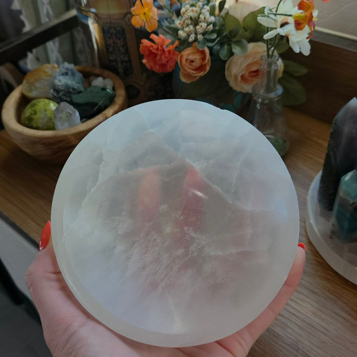 Large Selenite Bowl