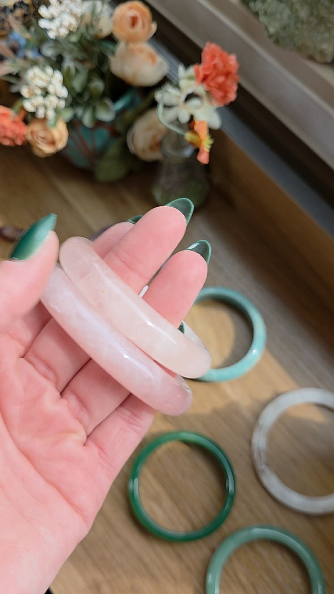 Rose Quartz Bangle