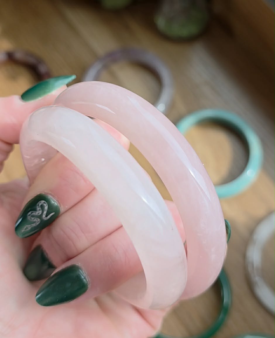 Rose Quartz Bangle