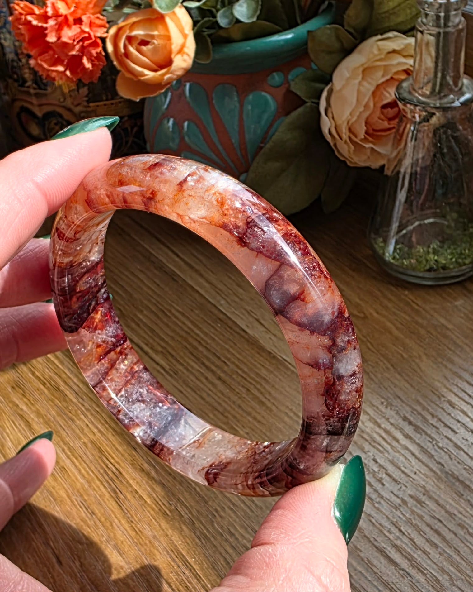 Red Agate Bangle