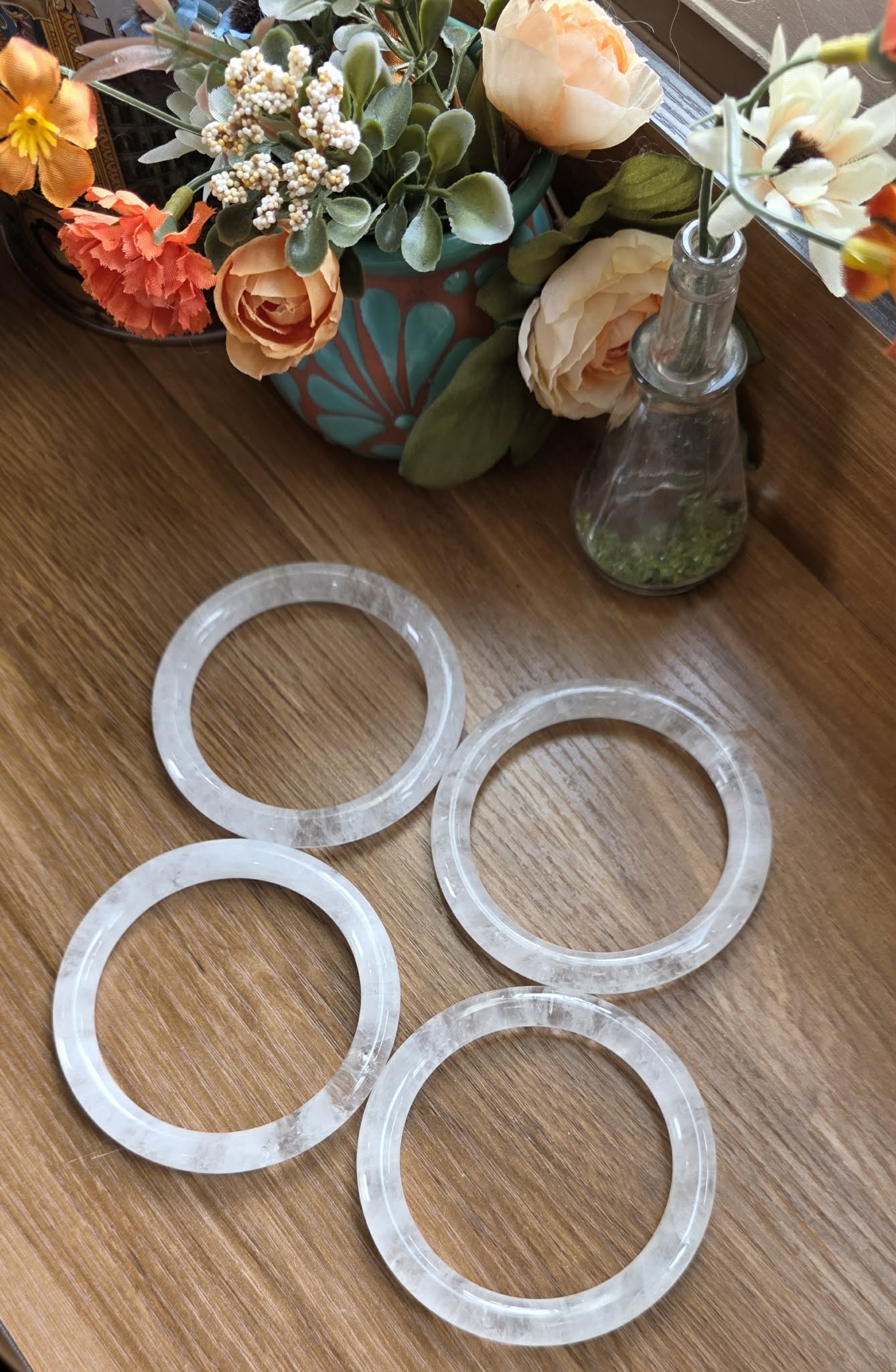 Clear Quartz Bangle