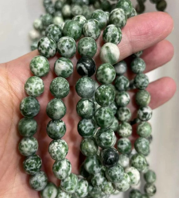 Jade Tumbled Bead Bracelet