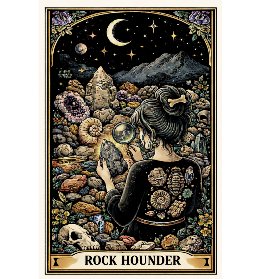 Rock Hounder *Pink* - 34oz Mega Trucker Mug