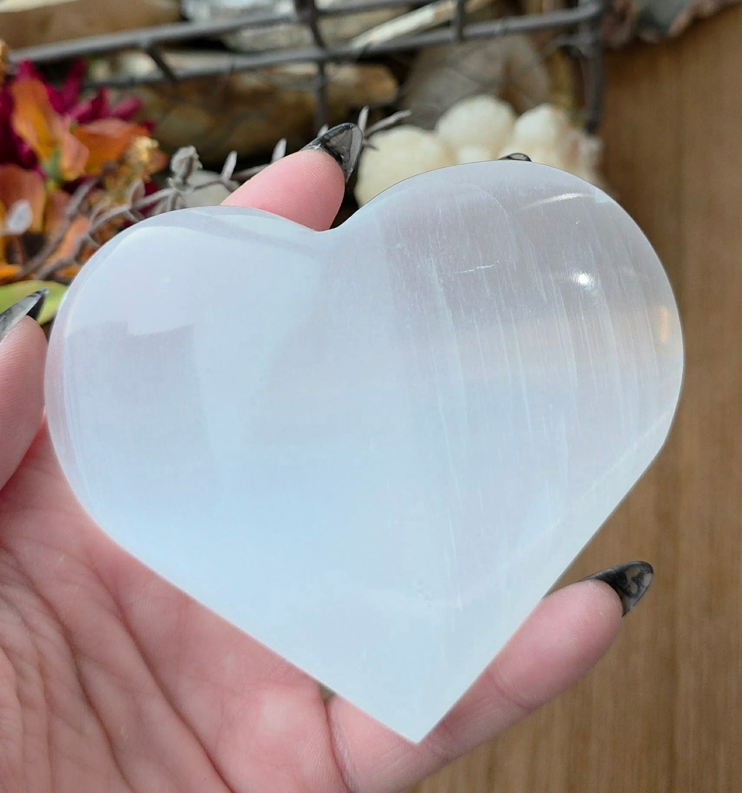Selenite Heart