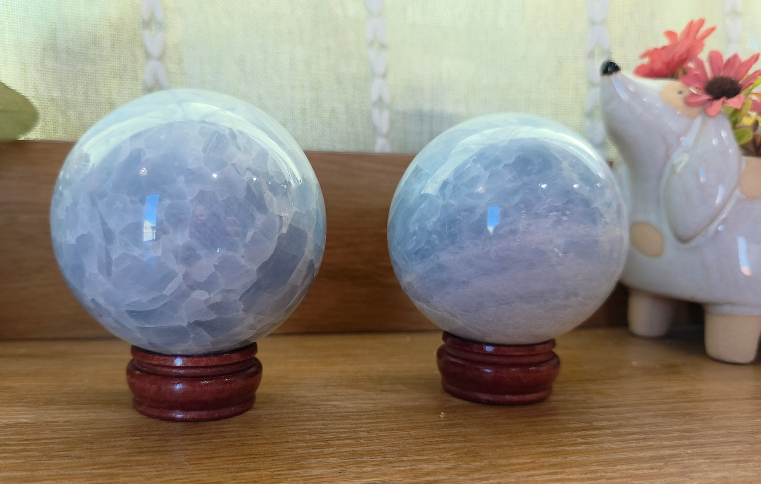 Blue Calcite Sphere