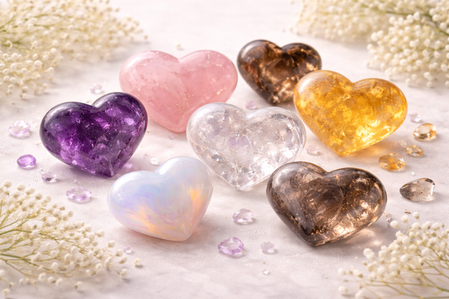 Crystal Hearts & Stars