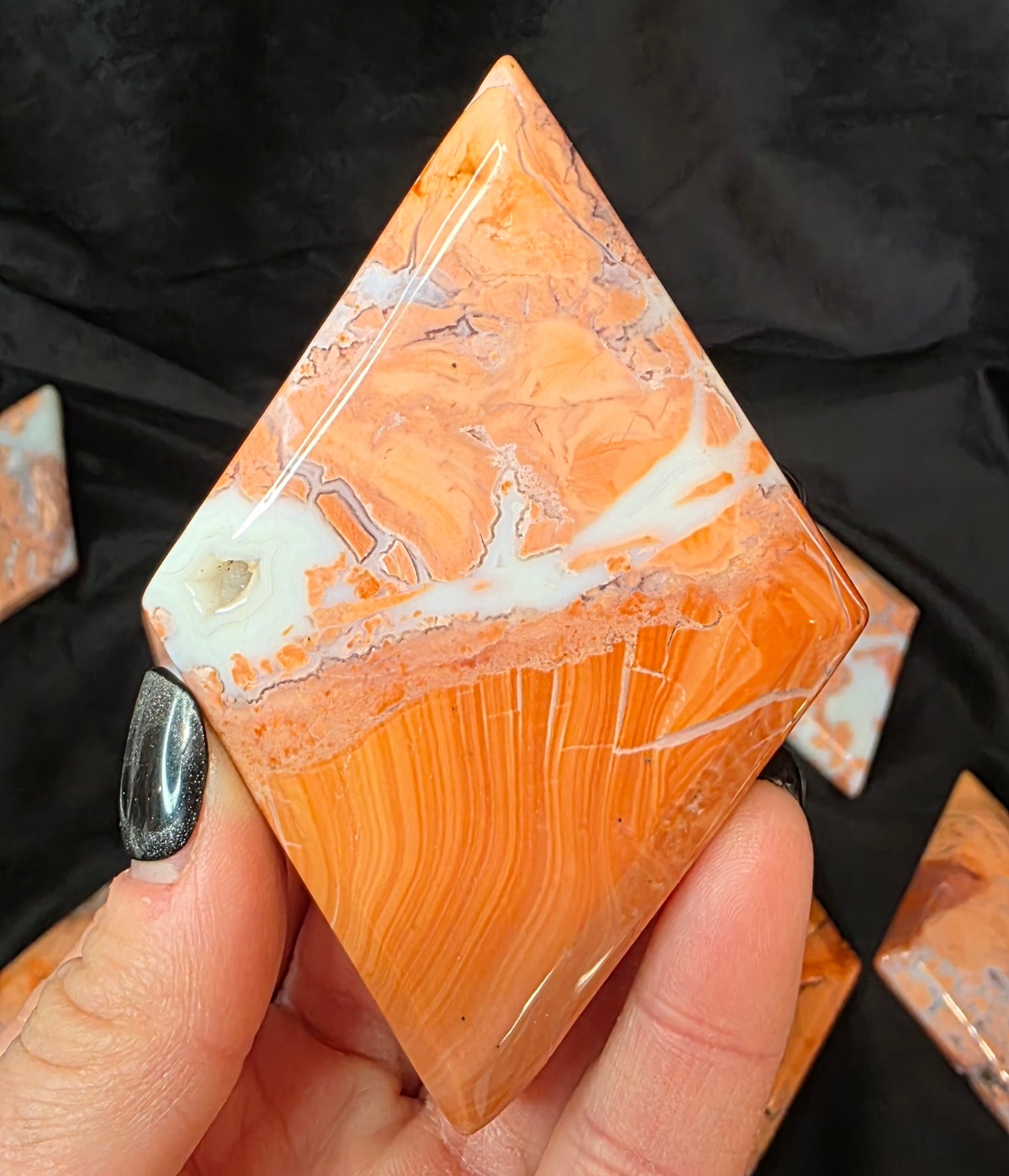 Pink Agate Diamond