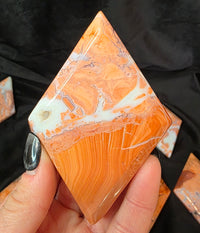 Pink Agate Diamond