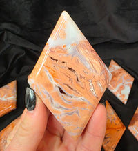Pink Agate Diamond