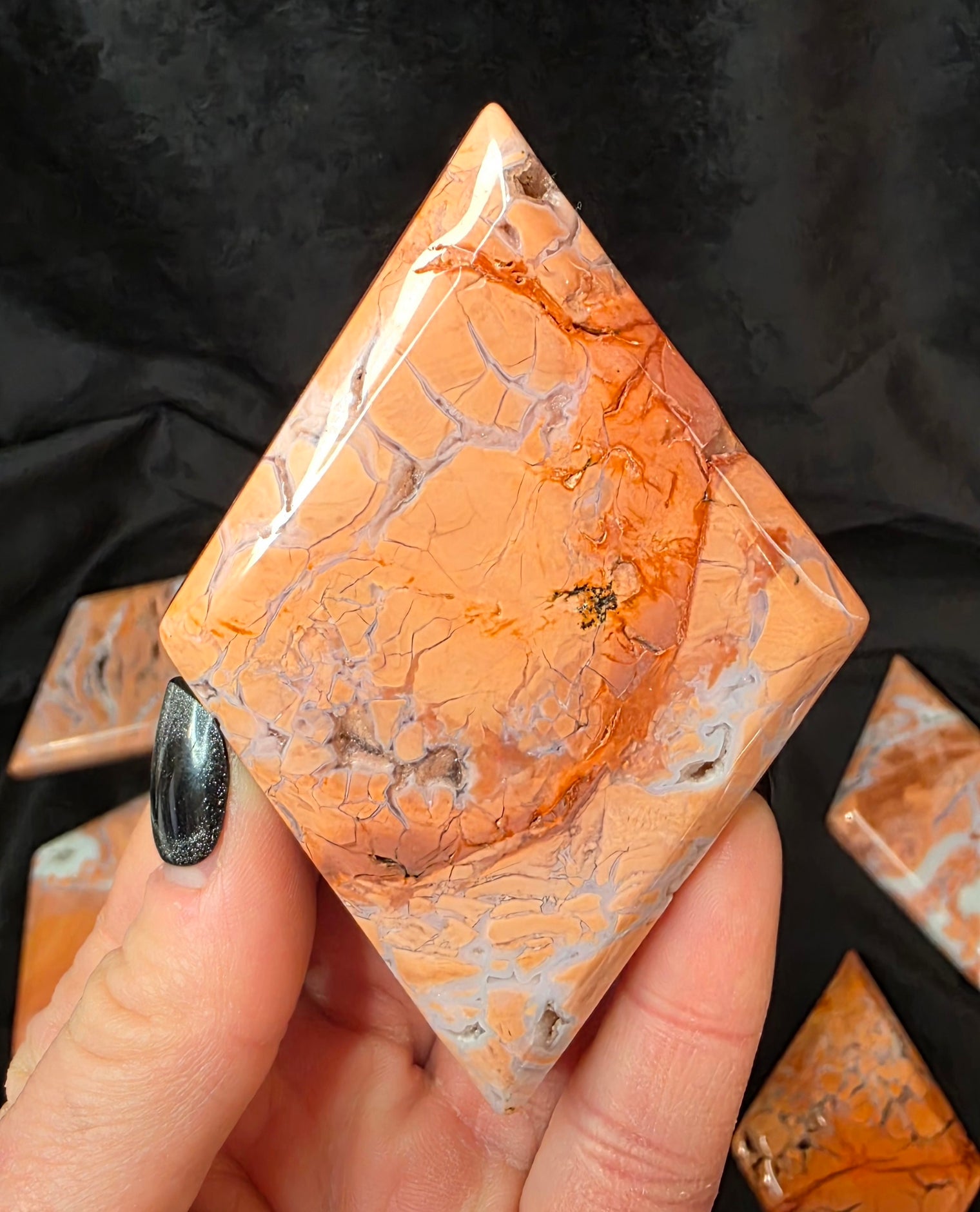 Pink Agate Diamond
