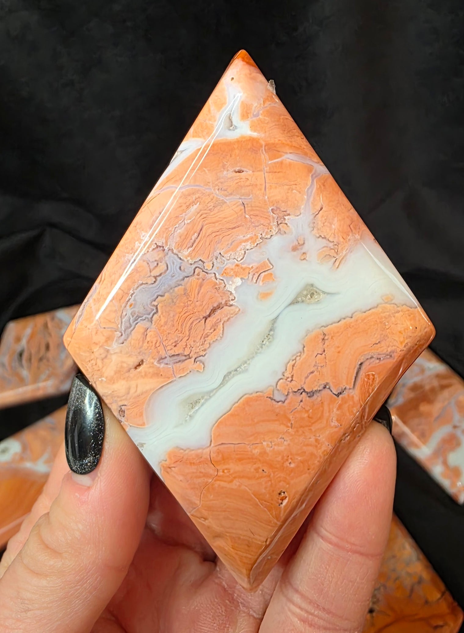 Pink Agate Diamond