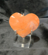 Pink Agate Heart