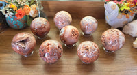 Pink Lace Agate Sphere
