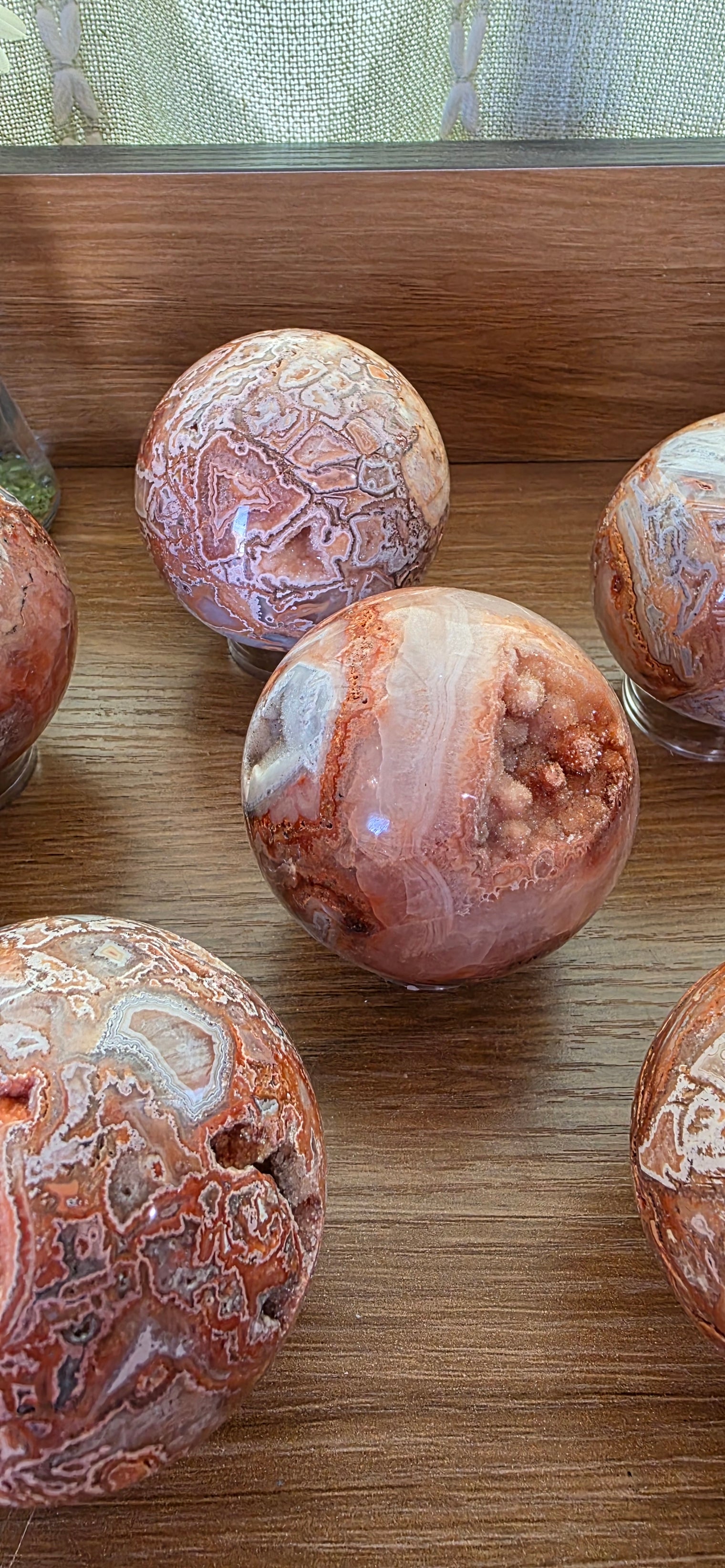 Pink Lace Agate Sphere