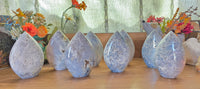 Blue Plume Agate Flame