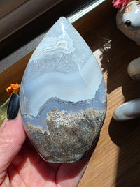 Orb Agate Flames