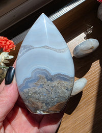 Orb Agate Flames