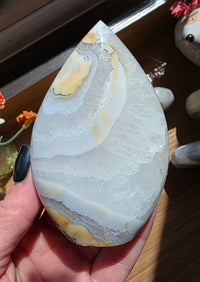 Orb Agate Flames