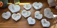 Quartz Geode Heart