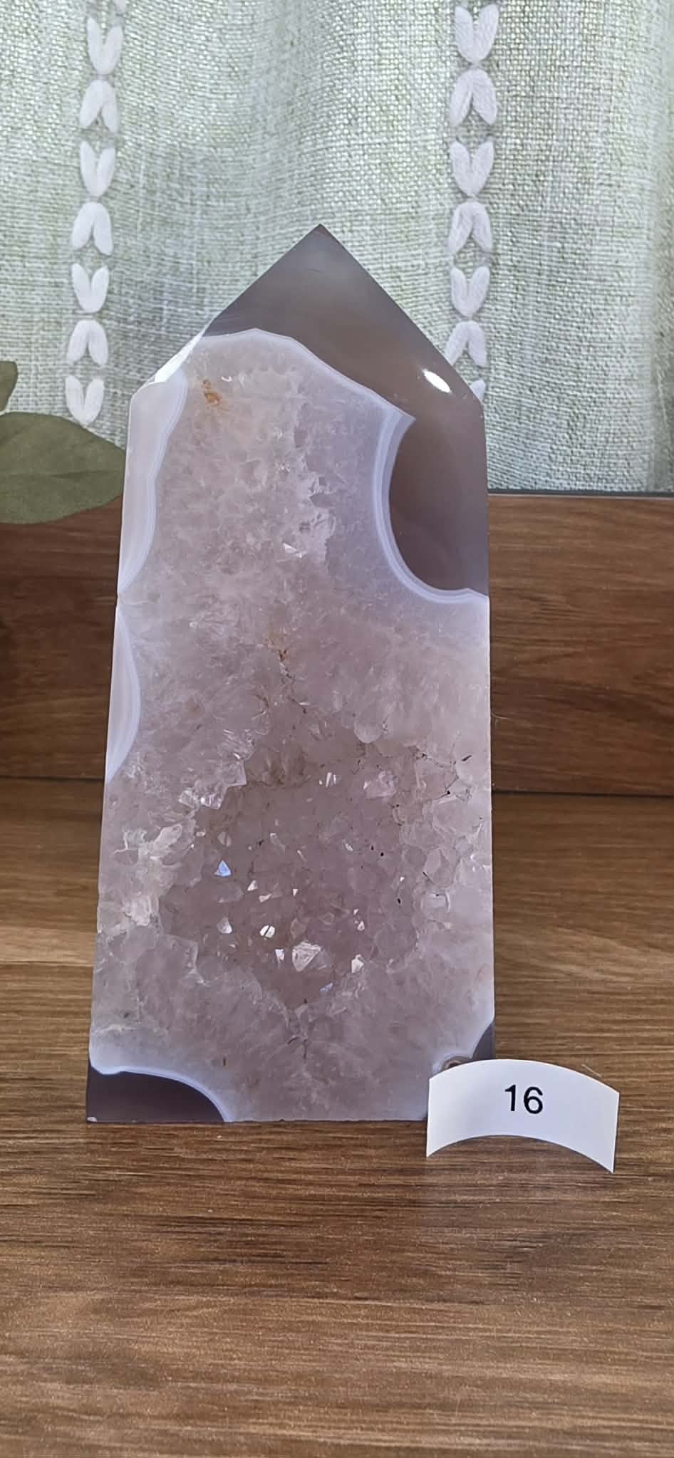 Large Druzy Geode Agate Towers