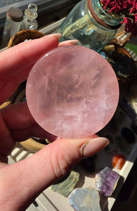 Rose Quartz Shallow Bowl