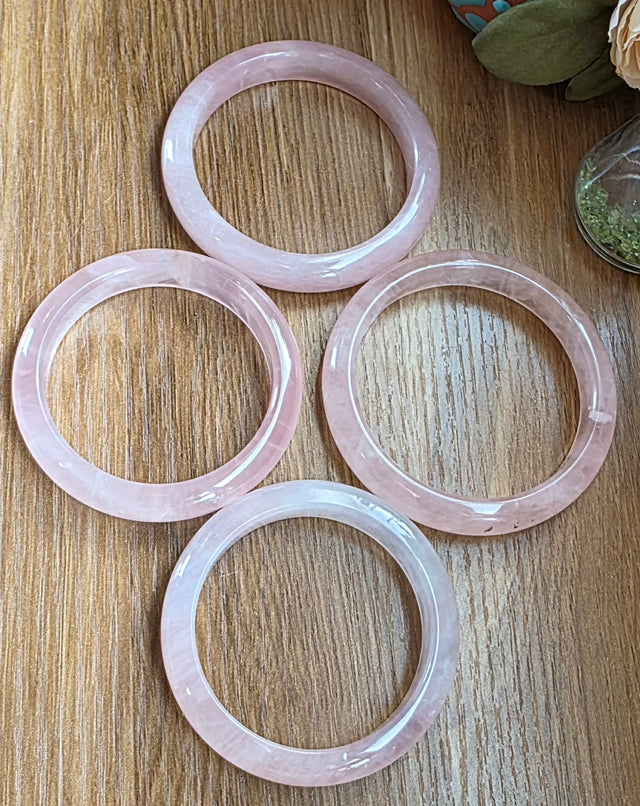 Rose Quartz Bangle