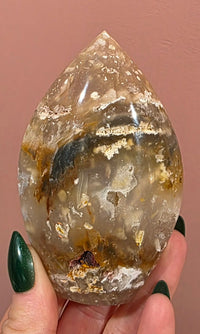 Pink Plume Agate Flame