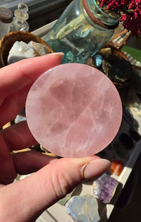 Rose Quartz Shallow Bowl