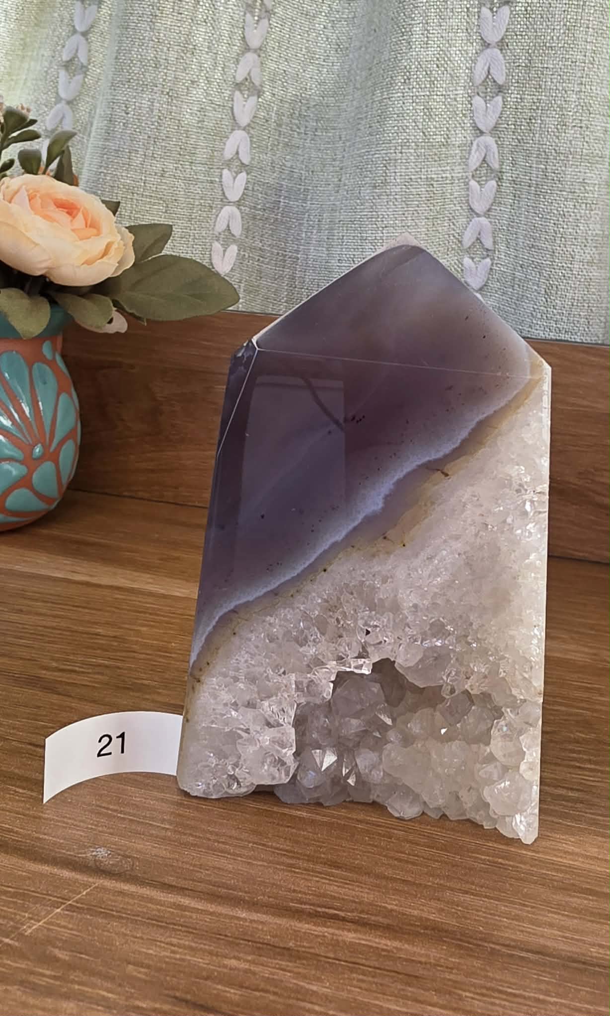 Large Druzy Geode Agate Towers