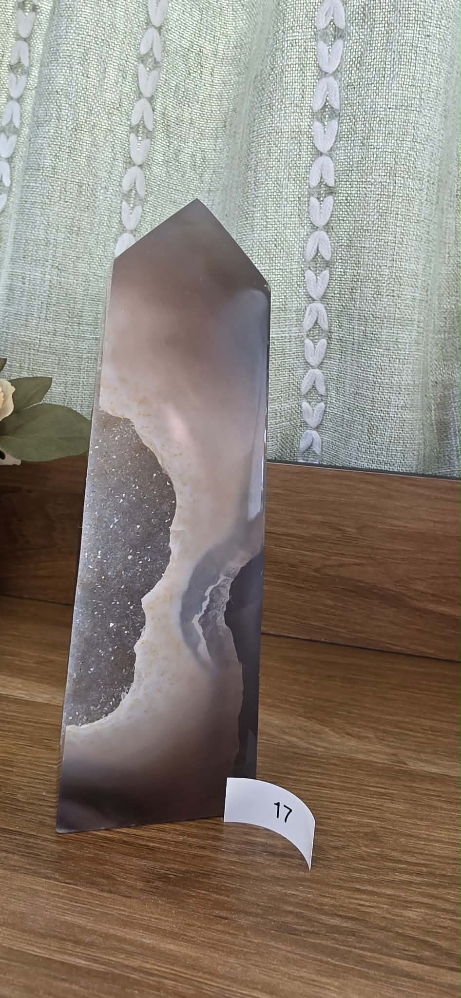 Large Druzy Geode Agate Towers