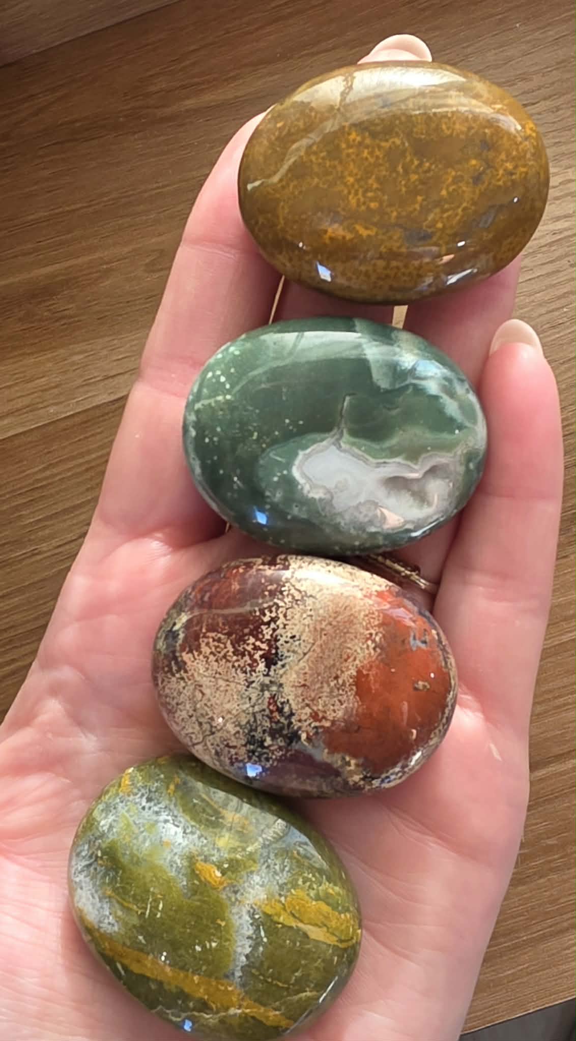 Ocean Jasper Palm Stone