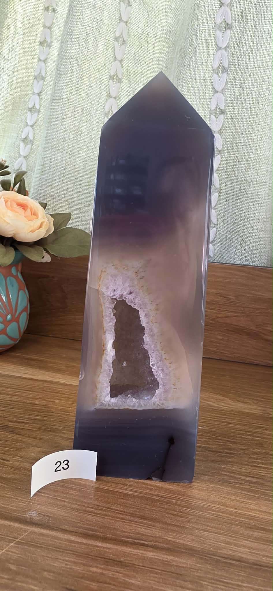 Large Druzy Geode Agate Towers