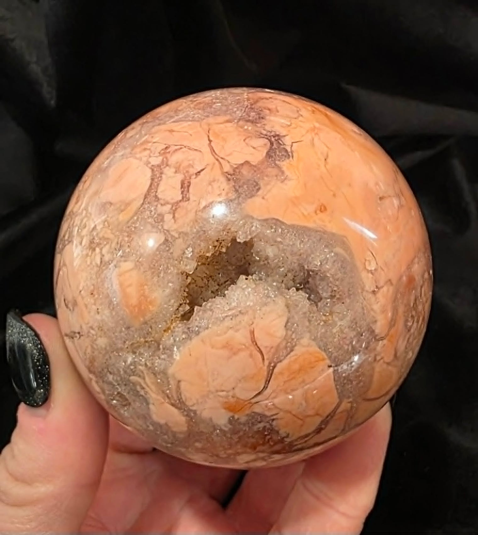 Pink Agate Sphere