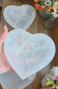 Selenite Heart Bowl