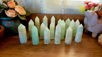 Green Calcite Tower