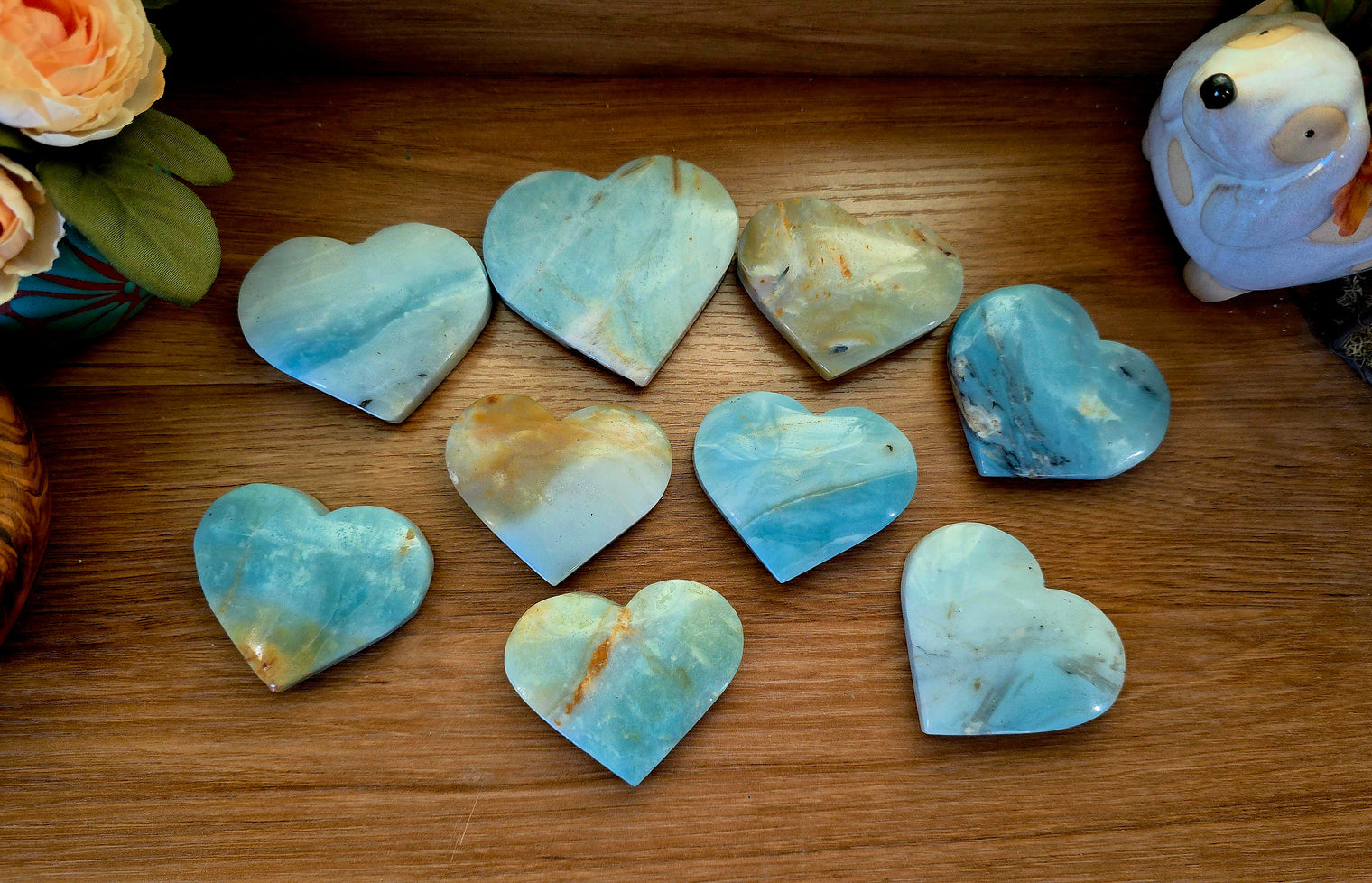 Beautiful Caribbean Calcite Heart